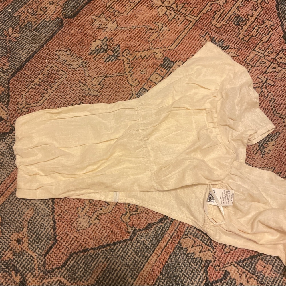 NWT SHEIN SXY One Shoulder Linen Shirt